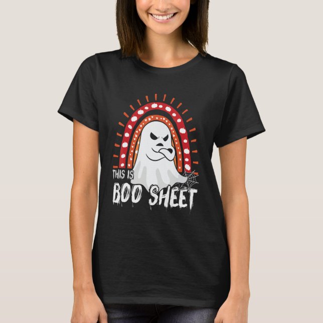 This is boo sheet ghost retro halloween costume me t shirt (Framsida)