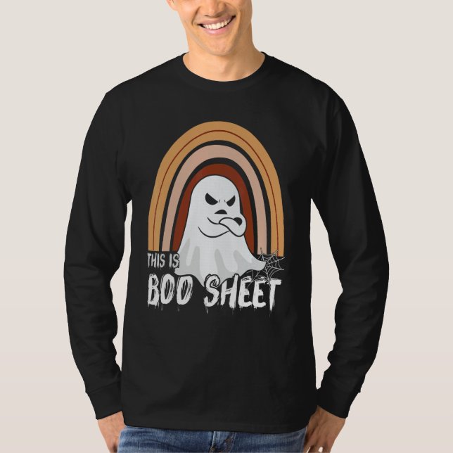 This is boo sheet ghost retro halloween costume me t shirt (Framsida)