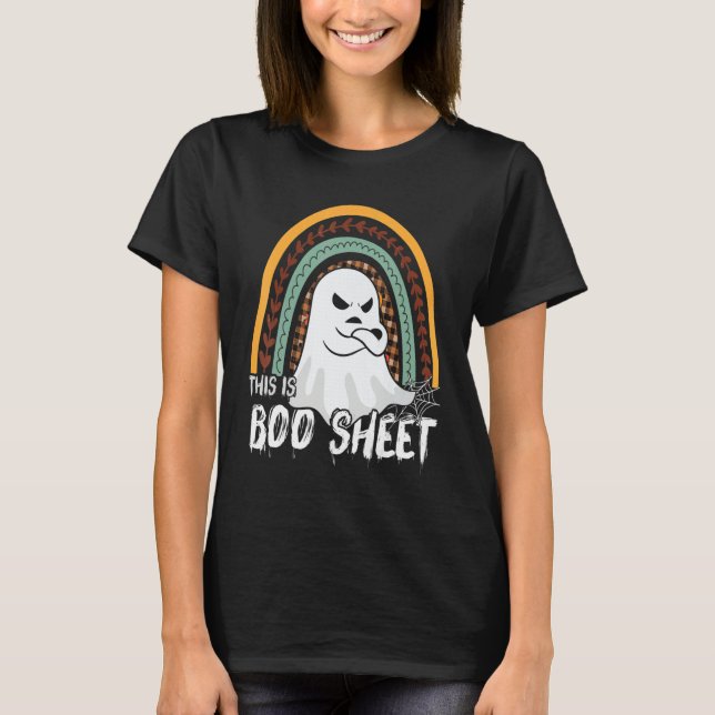 This is boo sheet ghost retro halloween costume me t shirt (Framsida)