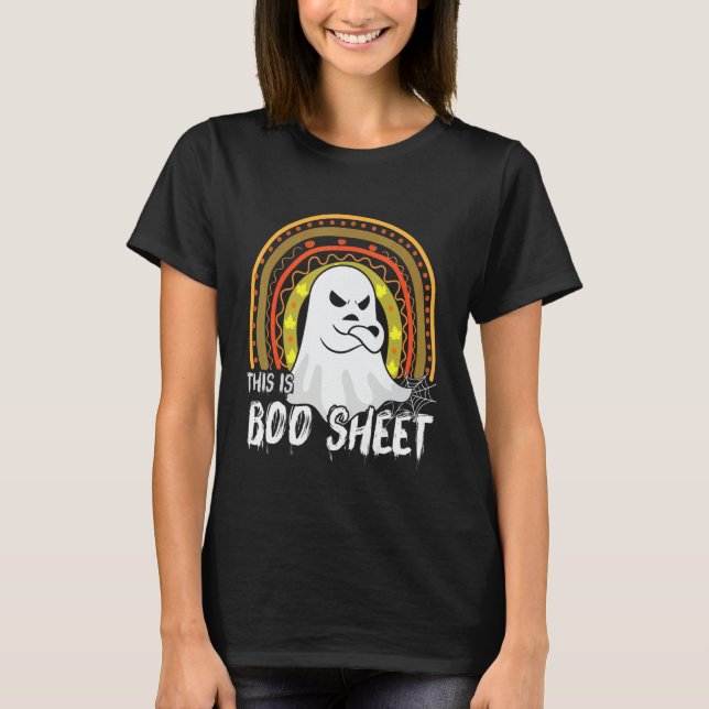 This is boo sheet ghost retro halloween costume me t shirt (Framsida)