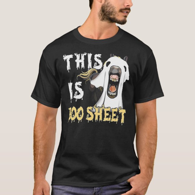 This Is Boo Sheet Horse T Shirt (Framsida)