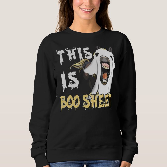 This Is Boo Sheet Horse T Shirt (Framsida)