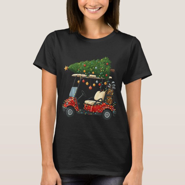 This Is How I Roll Golf Cart Christmas Funny Srt G T Shirt (Framsida)