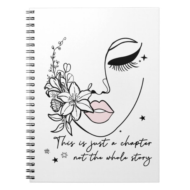 This is Just a Chapter Positive Quote  Anteckningsbok (Framsidan)