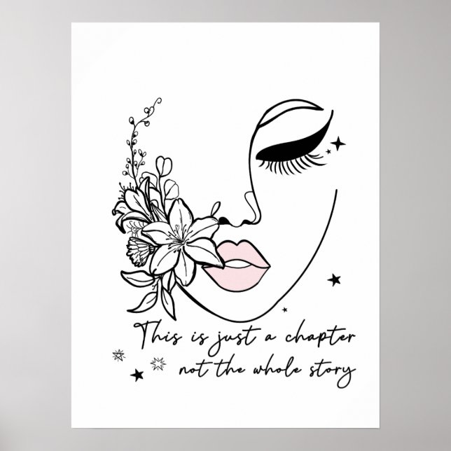 This is Just a Chapter Positive Quote  Poster (Framsidan)