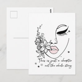 This is Just a Chapter Positive Quote Vykort