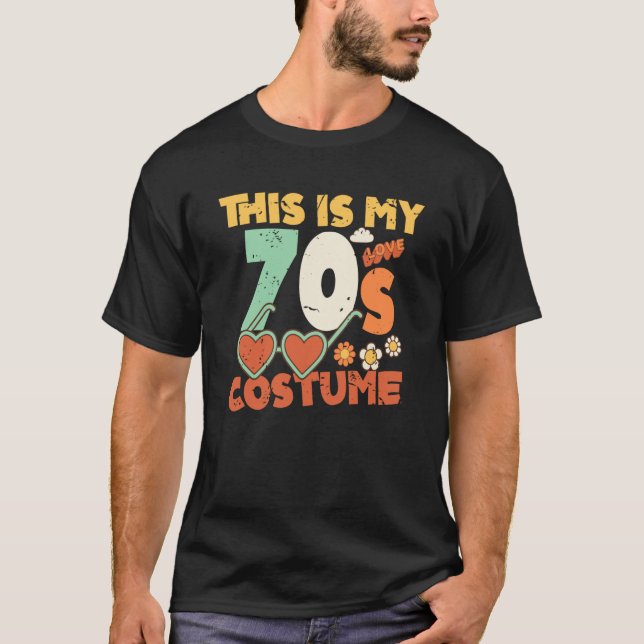 This Is My 70s Costume Sunglasses Love 1970's Fash T Shirt (Framsida)