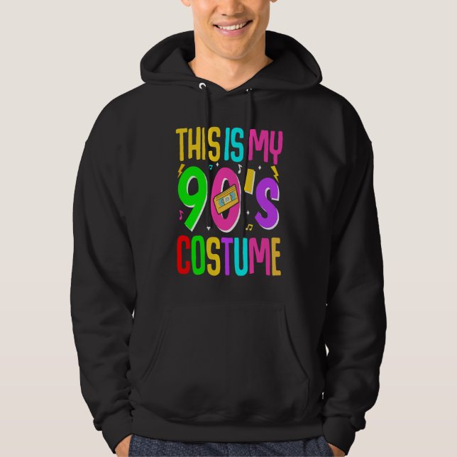 This Is My 90's Costume Hoodie (Framsida)