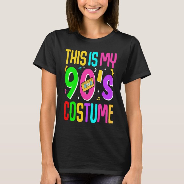 This Is My 90's Costume T Shirt (Framsida)