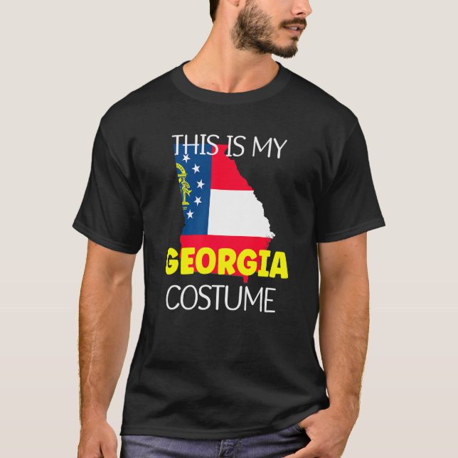 This is my American Georgia Costume Party  Hallowe T Shirt (Framsida)