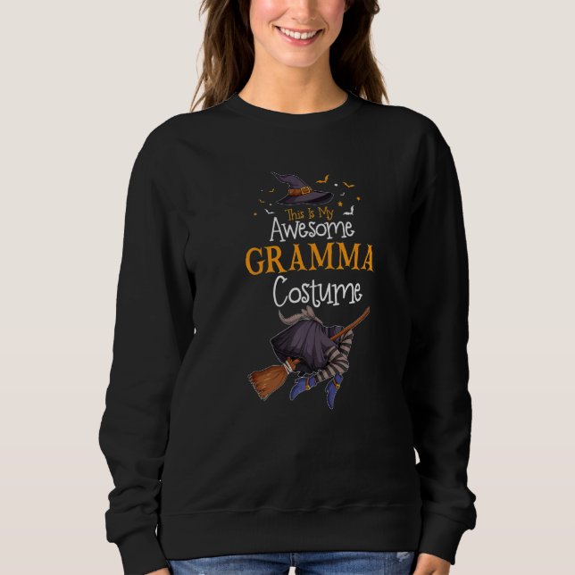 This Is My Awesome Gramma Costume Halloween Costum T Shirt (Framsida)