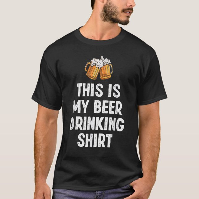 This is My Beer Drinking Shirt Funny Beer Lover T Shirt (Framsida)