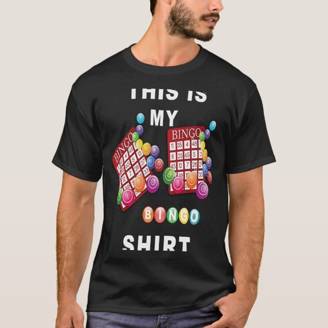 This Is My Bingo  Funny Bingo T Shirt (Framsida)