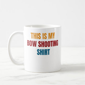 This Is My Bow Shooting Usa Bågskytte Kaffemugg