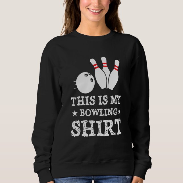 This Is My Bowling Shirt Bowling Bowling Player Bo T Shirt (Framsida)