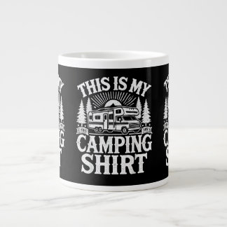 This Is My Camping Funny Camper Jumbo Mugg