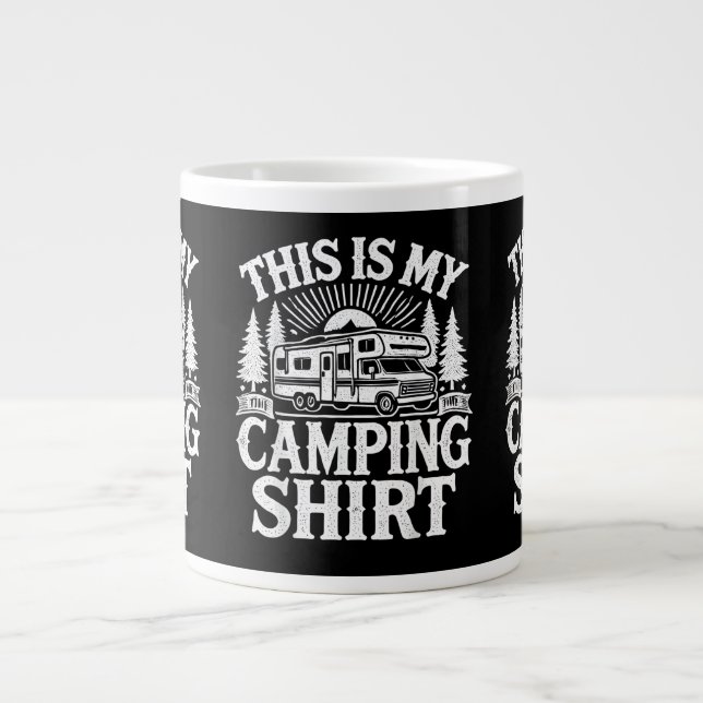 This Is My Camping Funny Camper Jumbo Mugg (Framsidan)