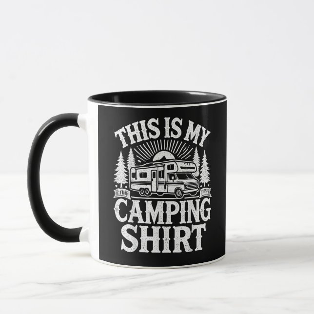 This Is My Camping Funny Camper Mugg (Vänster)