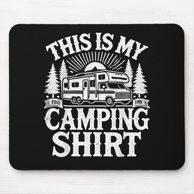 This Is My Camping Funny Camper Musmatta (Framsidan)