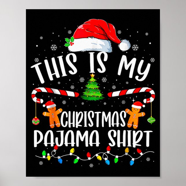 This Is My Christmas Pajama Cookies Matching Chris Poster (Framsidan)