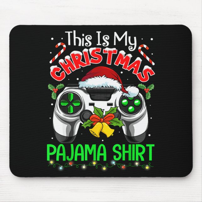 This Is My Christmas Pajama Gamer Video Game Boys  Musmatta (Framsidan)