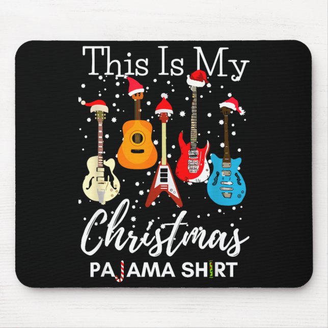 This Is My Christmas Pajama Guitar Guitarist Music Musmatta (Framsidan)