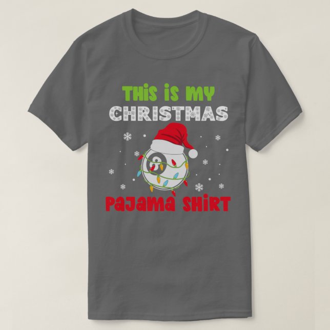 This Is My Christmas Pajama Pool Theme T Shirt (Design framsida)