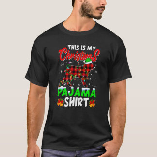 This Is My Christmas Pajama Santa Bernese Mountain T Shirt