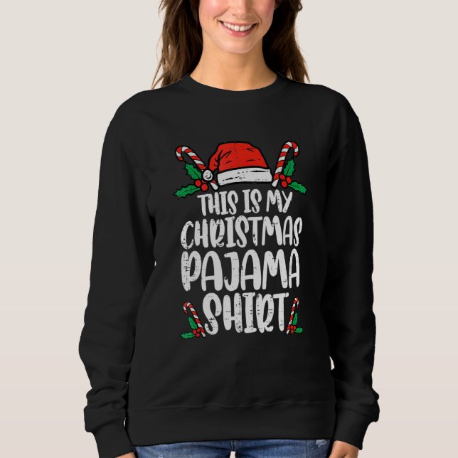 This Is My Christmas Pajama   Santa Xmas Holiday 1 T Shirt (Framsida)