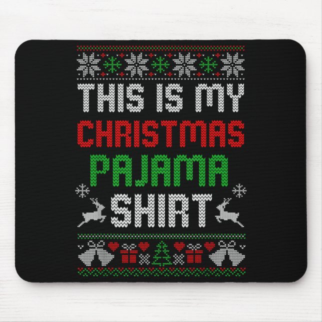 This Is My Christmas Pajama Shirt Funny Xmas Pjs M Musmatta (Framsidan)