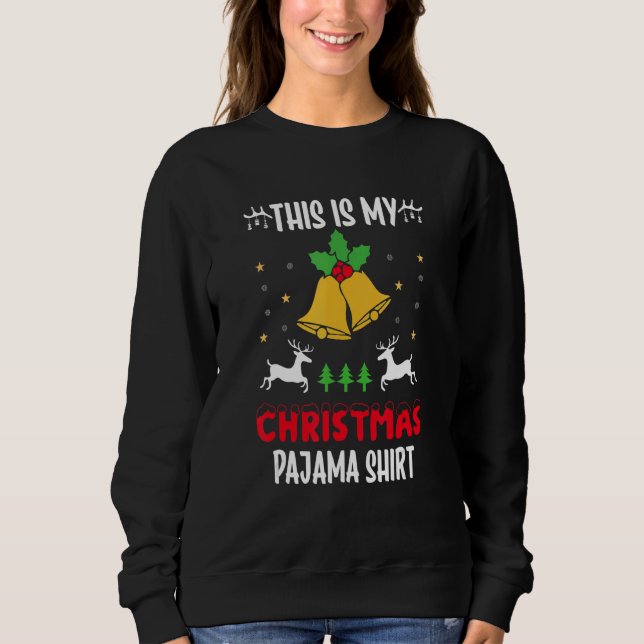 this is my christmas pajama t shirt (Framsida)