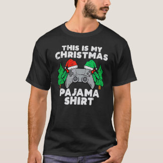 This Is My Christmas Pajama  Video Games Boys Men  T Shirt