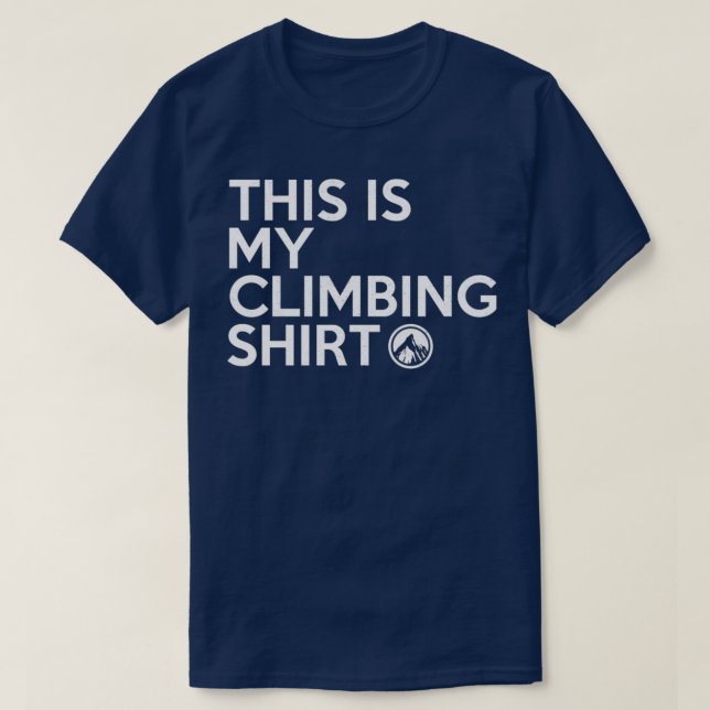 This is my climbing t shirt (Design framsida)