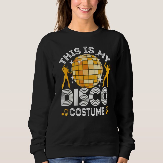 This Is My Disco Costume 70s & 80s Party Outfit Me T Shirt (Framsida)