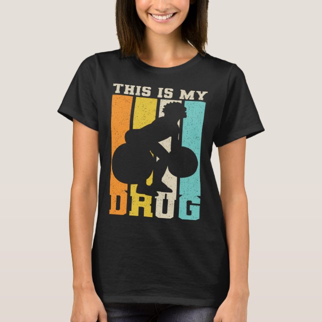 This Is My Drug Powerlifting Powerlifter T Shirt (Framsida)