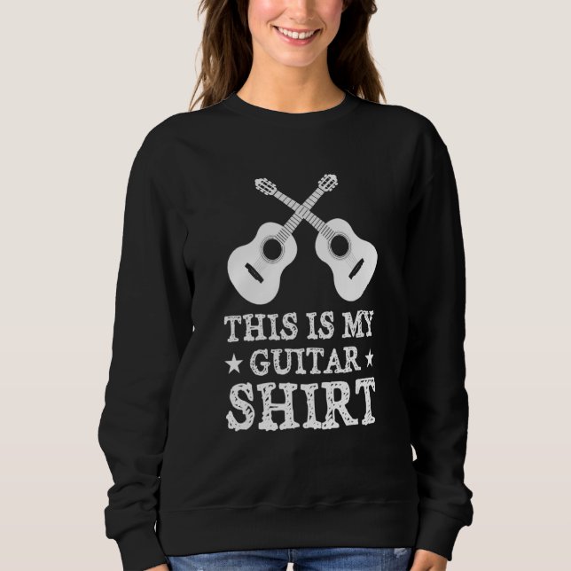 This Is My Guitar Shirt Guitarist Guitars Musician T Shirt (Framsida)