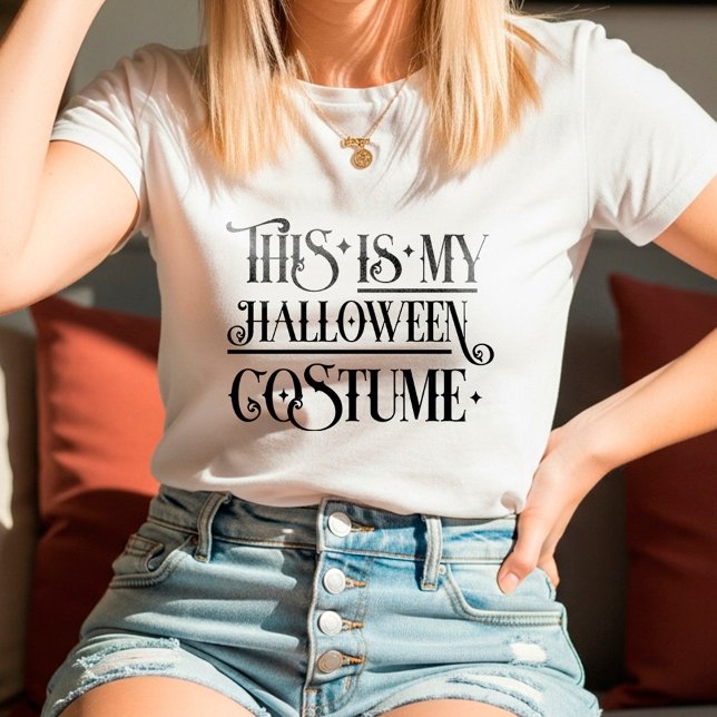 This Is My Halloween Costume | Funny Easy  T Shirt (Skapare uppladdad)