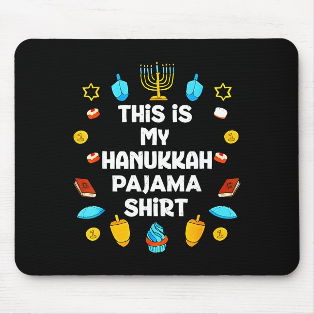 This Is My Hanukkah Pajama Shirt Chanukah Jewish M Musmatta (Framsidan)
