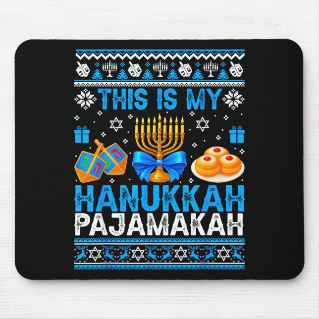 This Is My Hanukkah Pajamakah Ugly Chanukah Jewish Musmatta (Framsidan)