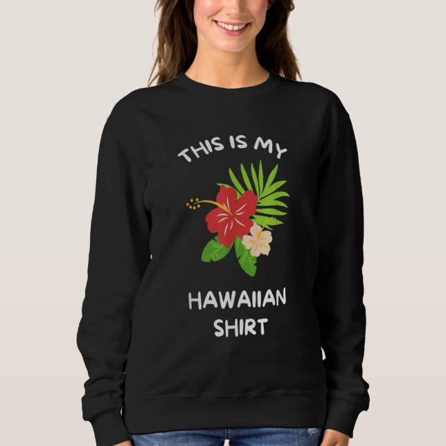 This is My Hawaiian  Aloha Hawaii Hawaiian Lei Flo T Shirt (Framsida)