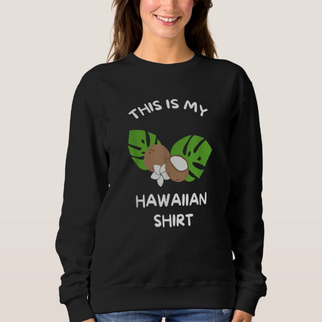 This is My Hawaiian  Aloha Hawaii Hawaiian Lei Flo T Shirt (Framsida)