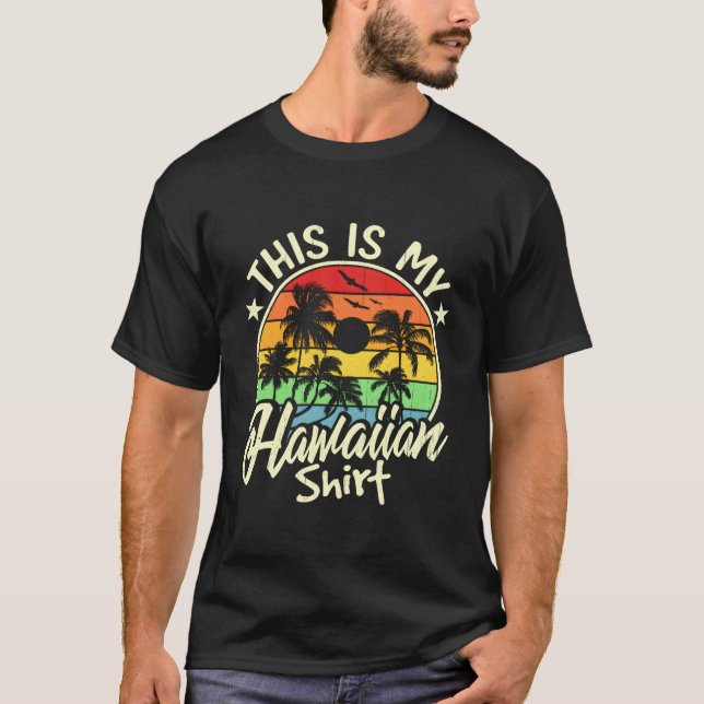 This Is My Hawaiian Tikis Luau Summer Py Hawaii T Shirt (Framsida)