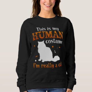 THis is my human costume I`m Really A Cat T Shirt