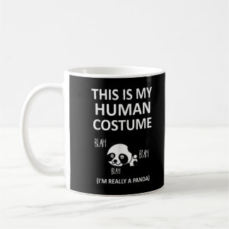 This Is My Human Costume Im Really A Panda Kaffemugg