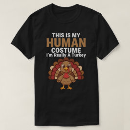 This is my Human Costume. I'm really a Turkey  T Shirt