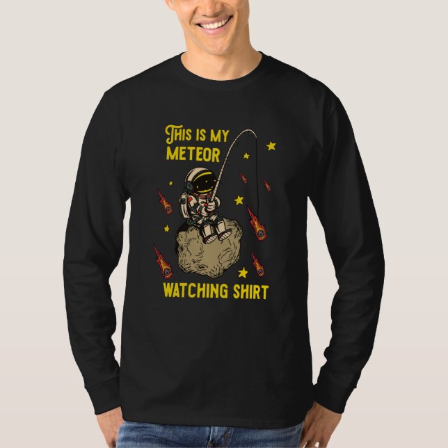 This Is My Meteor Watching Rock Asteroid T Shirt (Framsida)