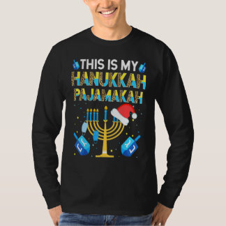 This Is My Pajamakah Hanukkah Pajama T Shirt