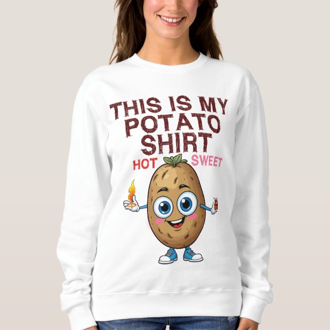 This Is My Potato Shirt woman t shirt  (Framsida)