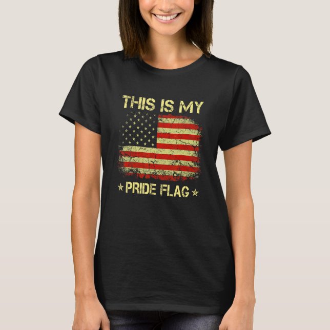 This Is My Pride Flag Usa American 4th Of July Pat T Shirt (Framsida)
