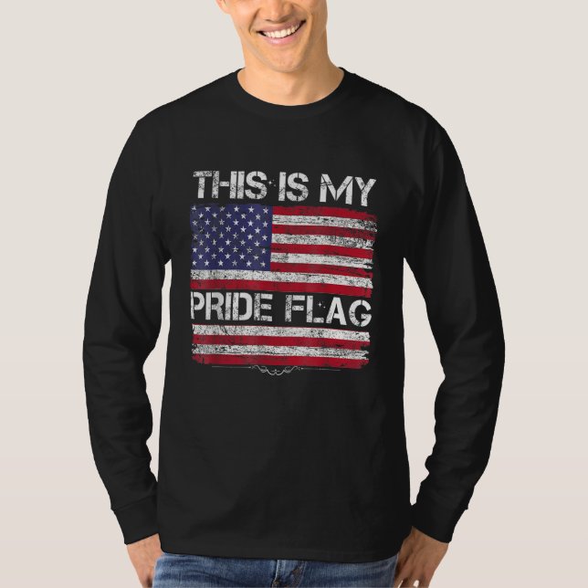 This Is My Pride Flag USA American 4th Of July Pat T Shirt (Framsida)